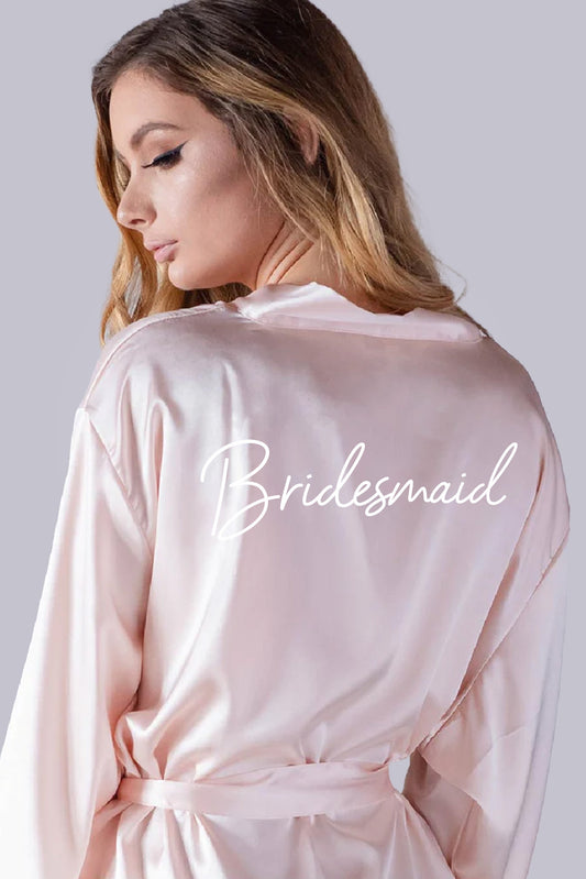 Bridal Templates - Custom Cursive Style Robe