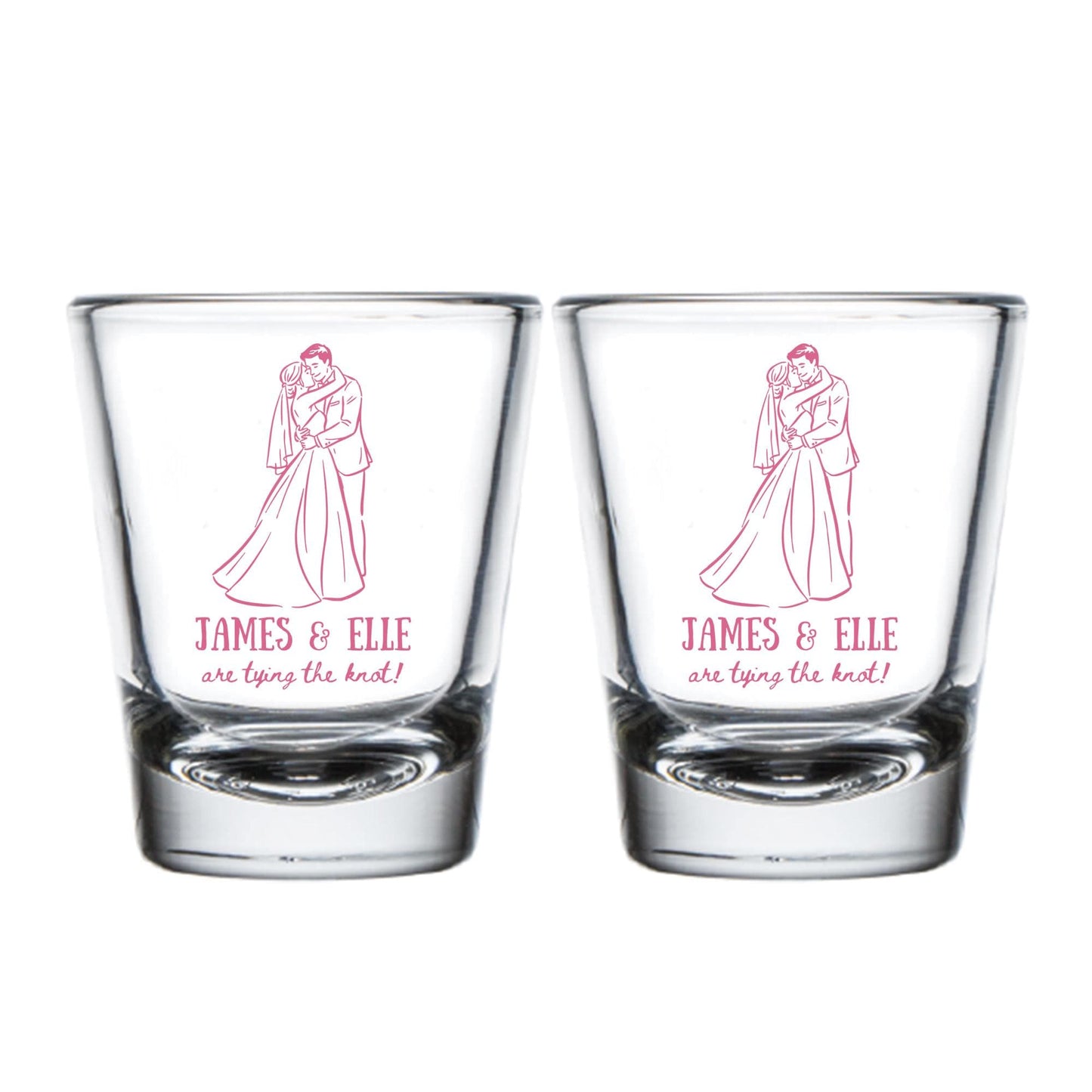 Custom Bridal Shower Shot Glasses (LP 355)