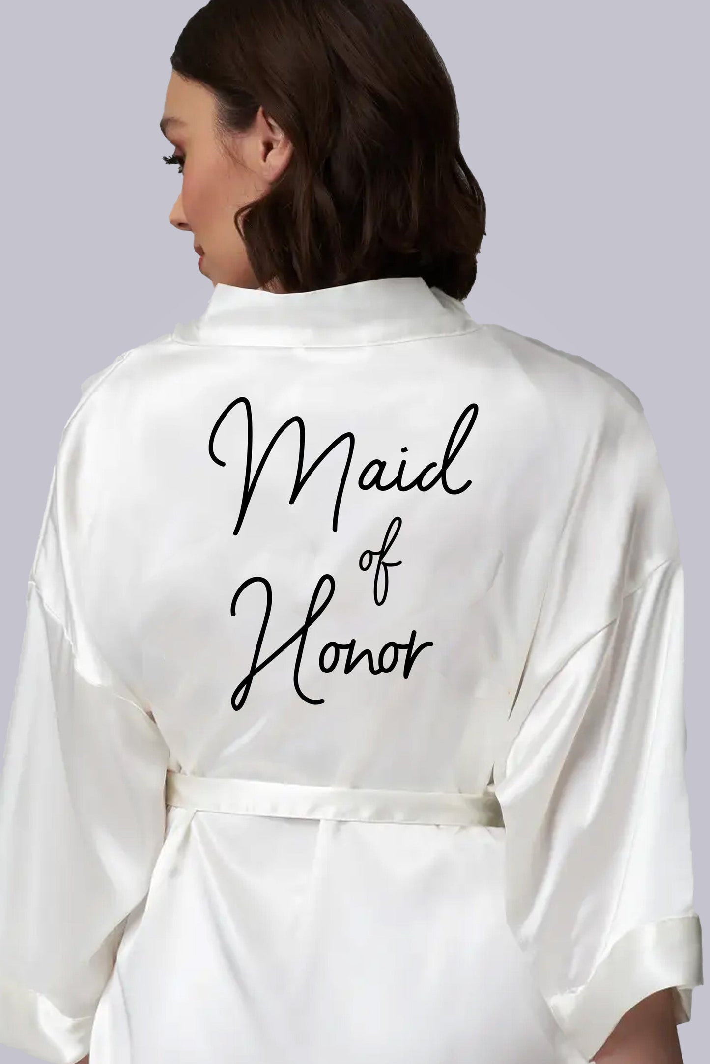 Bridal Templates - Custom Cursive Style Robe