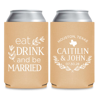 Phrases Wedding Can Coolers