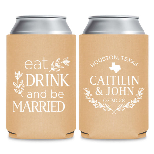 Phrases Wedding Can Coolers