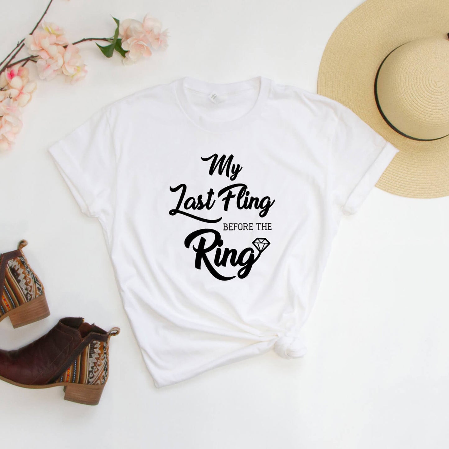 My Last Fling Before The Ring, Meet Me In Cali Bachelorette Party Tees