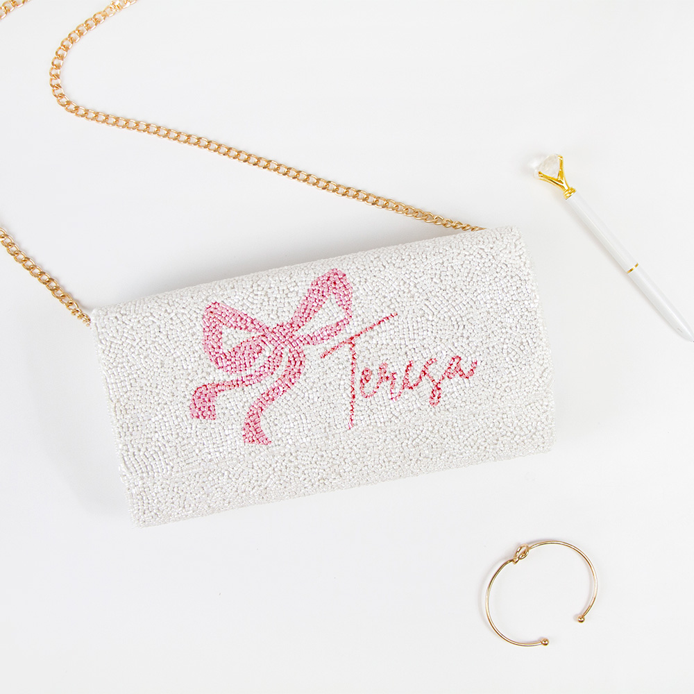 Big Bow Clutch Bag (FOG)