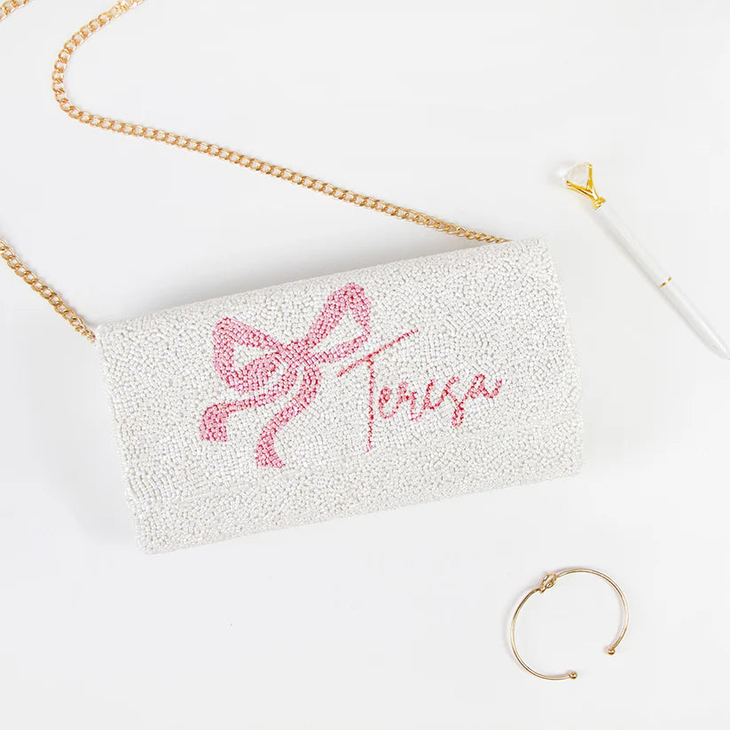 Bow Custom Clutch Bag
