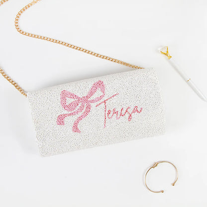 Bow Custom Clutch Bag