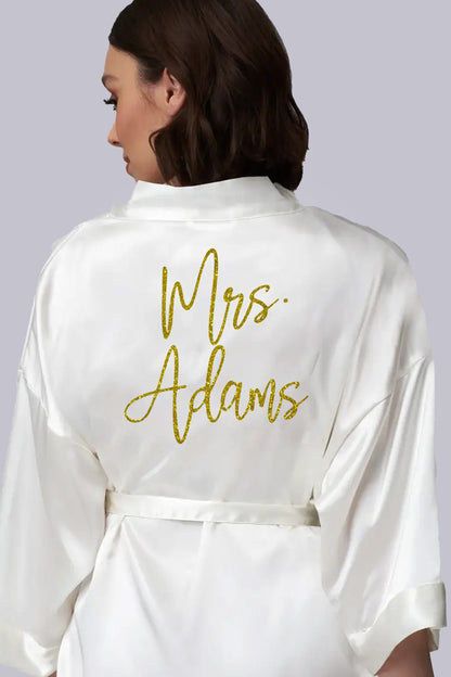 Bridal Templates - Custom Name Bridal Robes