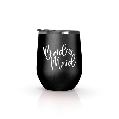 Bride, Maid of Honor, and Bridesmaid Wine Tumblers