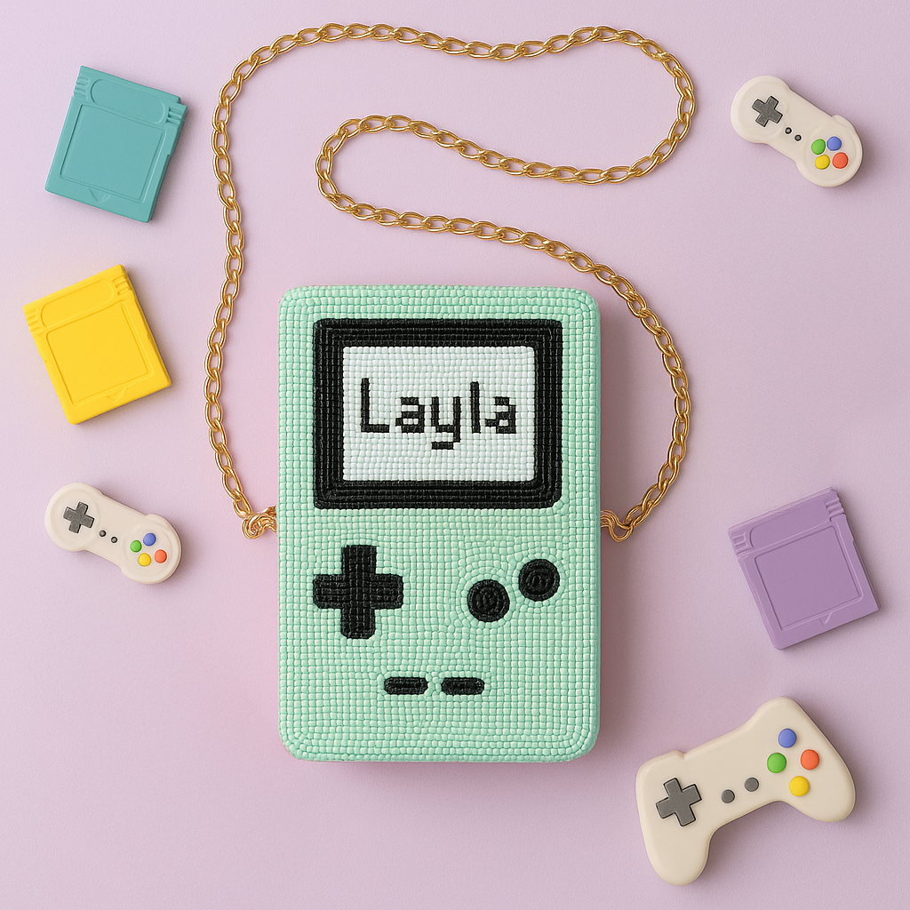 Gameboy Clutch Bag