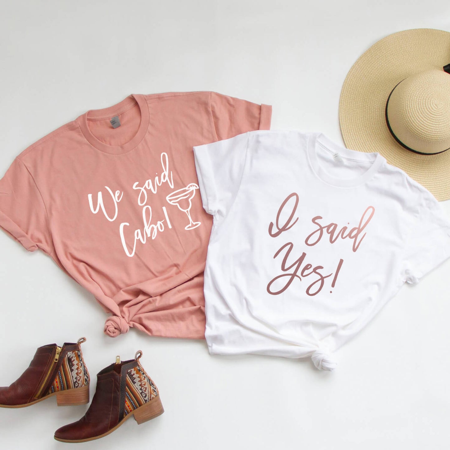 I Said Yes, We Said Cabo Bachelorette Party Tees