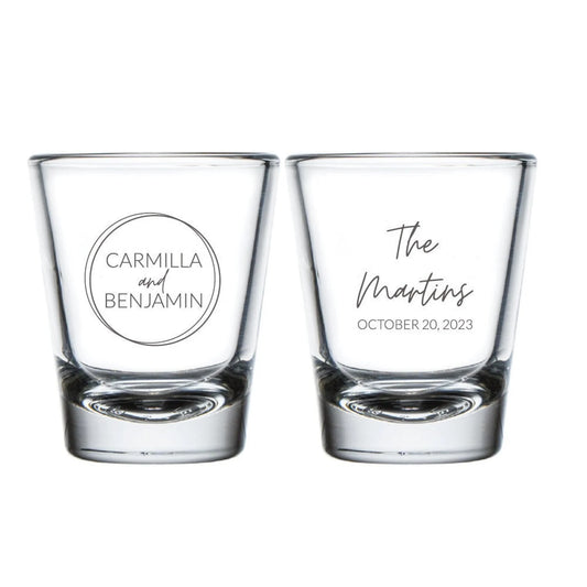 1.75oz Wedding Shot Glasses (PK177)