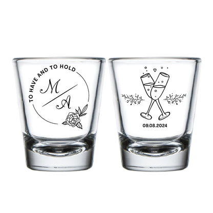 Printed Personalized Wedding Shot Glasses (113)