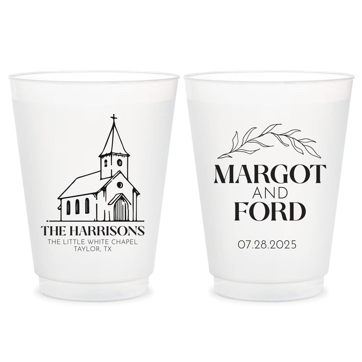 Personalized Plastic Cups (PK 418)