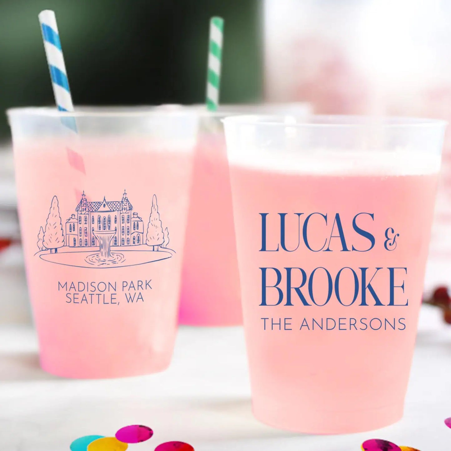 Wedding Frosted Cups (PK 419)