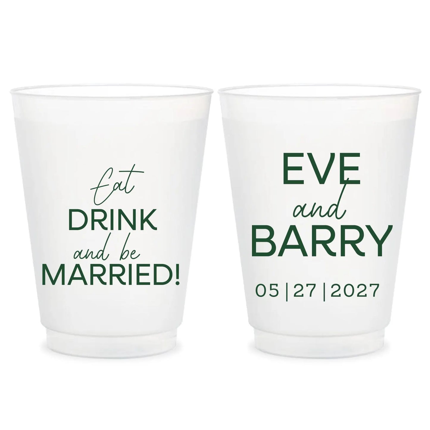 Wedding Frosted Cups (KT 306)