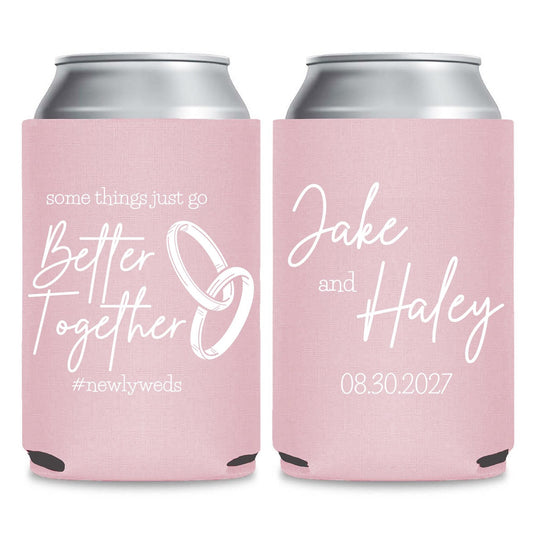 Custom Wedding Can Coolers (PK 424)