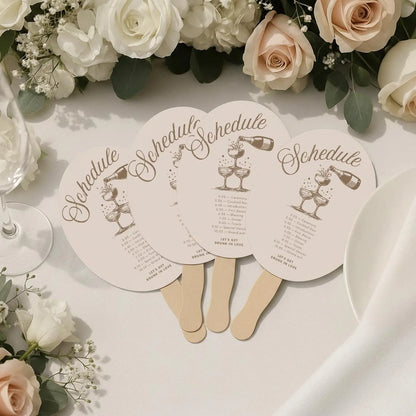 Custom Wedding Fans