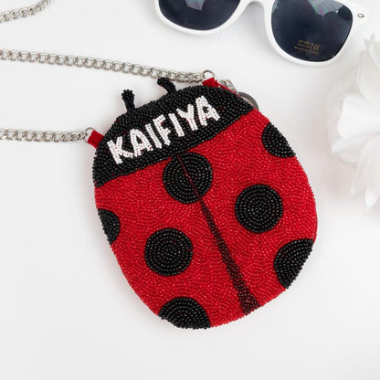 Lady Bug Custom Kids Clutch