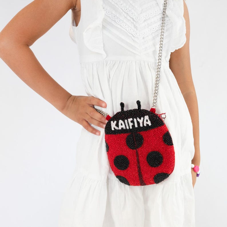 Lady Bug Custom Kids Clutch