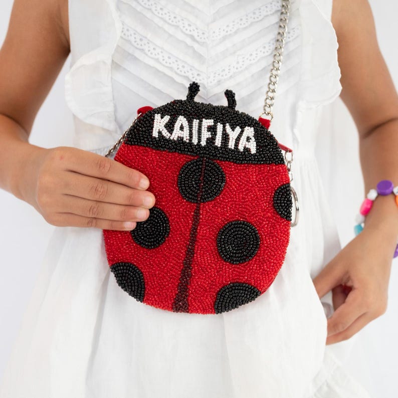 Lady Bug Custom Kids Clutch