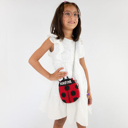 Lady Bug Custom Kids Clutch