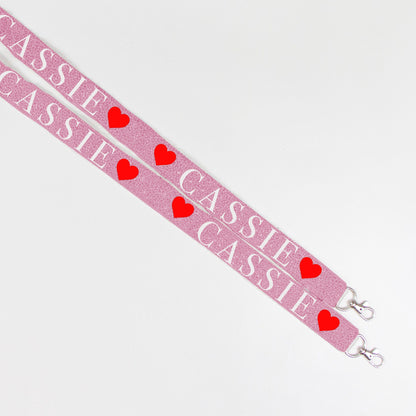 Beaded Heart Strap