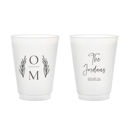 Custom Wedding Frosted Cups (LP 93)