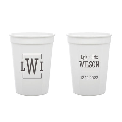 Monogram Stadium Cups (PK 180)