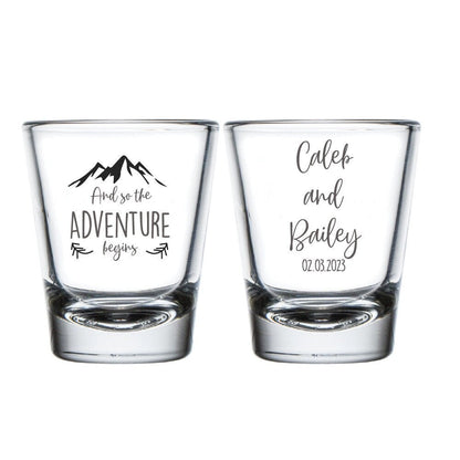 Customized Wedding Shot Glasses (CS 381)