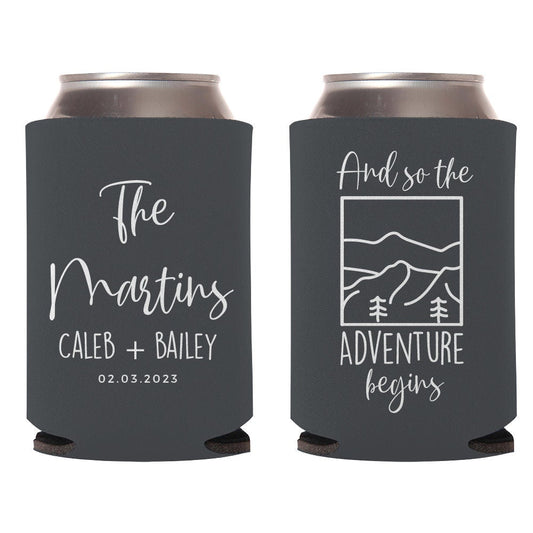 Custom And The Adventure Begins Can Coolers (380)