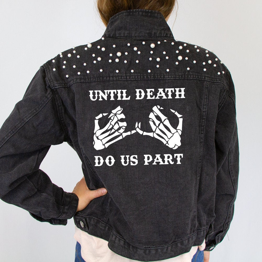 (Black Pearl) Till Death Denim Jacket