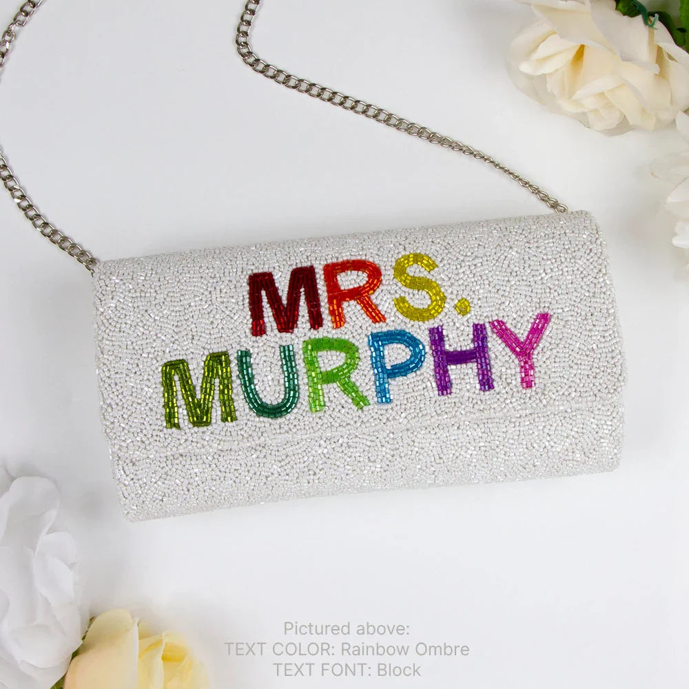 Custom Mrs Clutch Purse with Photo (FOG)