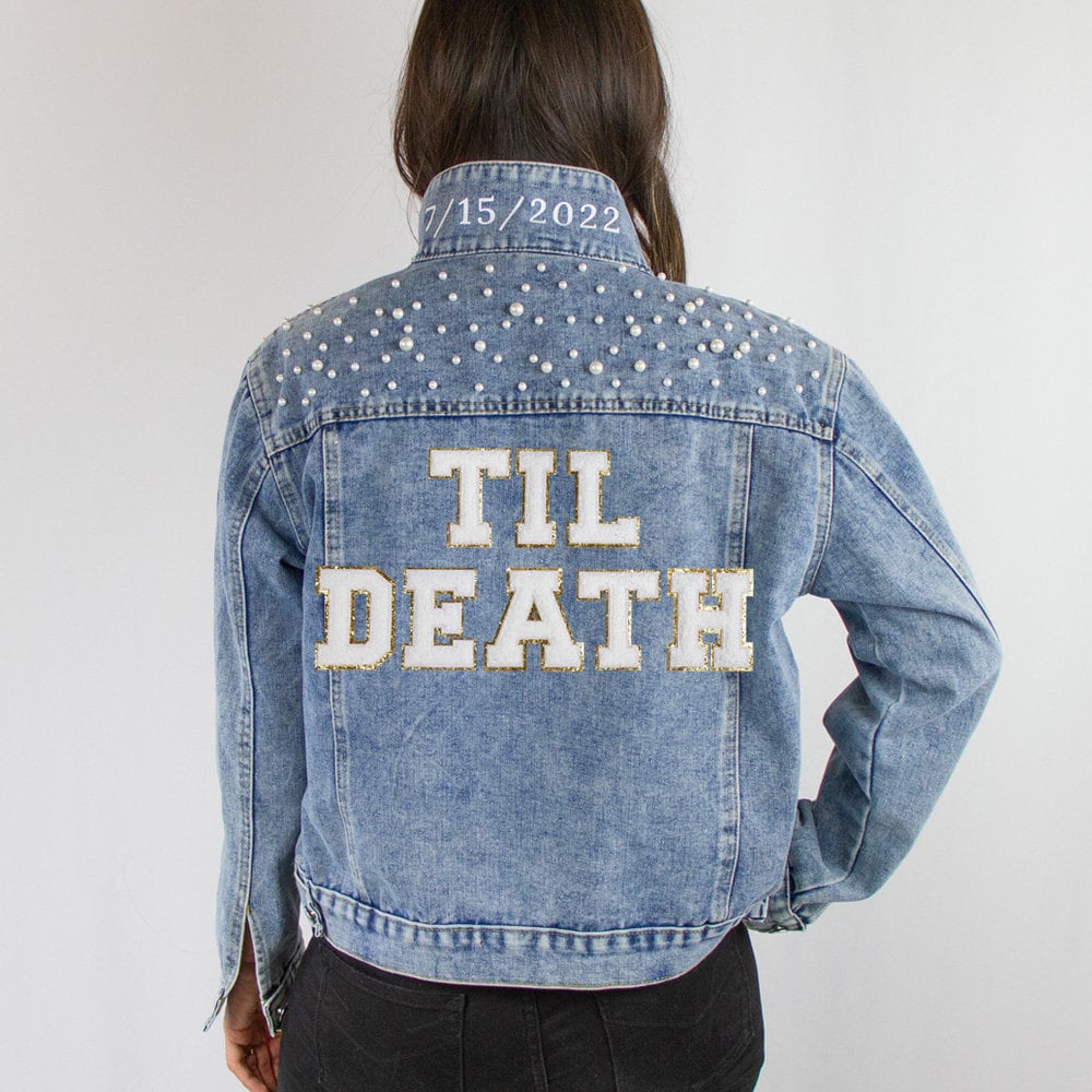 Blue Pearl Till Death Bridal Jacket