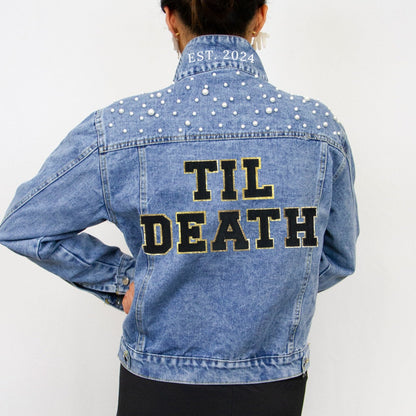 Blue Pearl Till Death Bridal Jacket