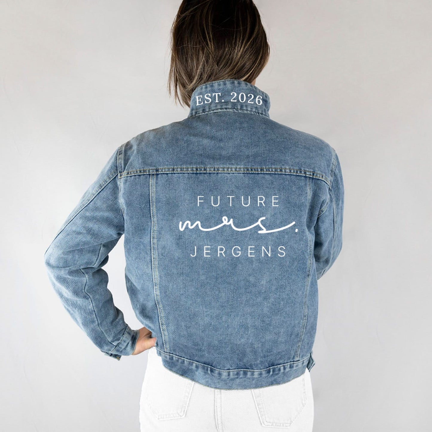 Personalized Jean Jacket for Bride