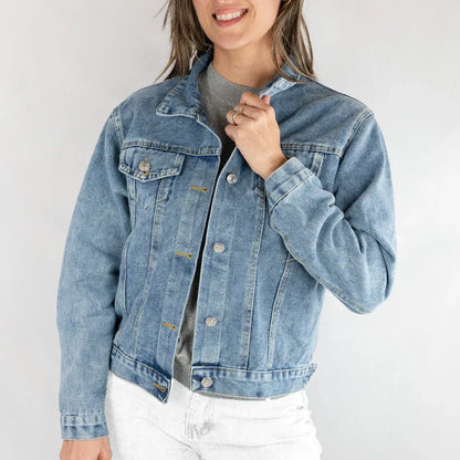 Flowery Bridal Denim Jacket