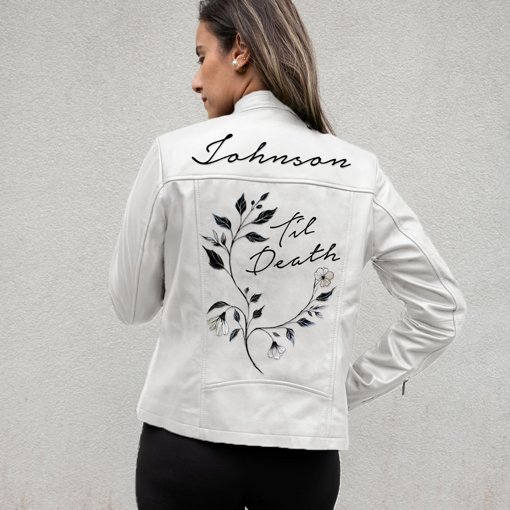 (Real Leather) Till Death Leather Jacket – Custom Wedding Leather Wear ...