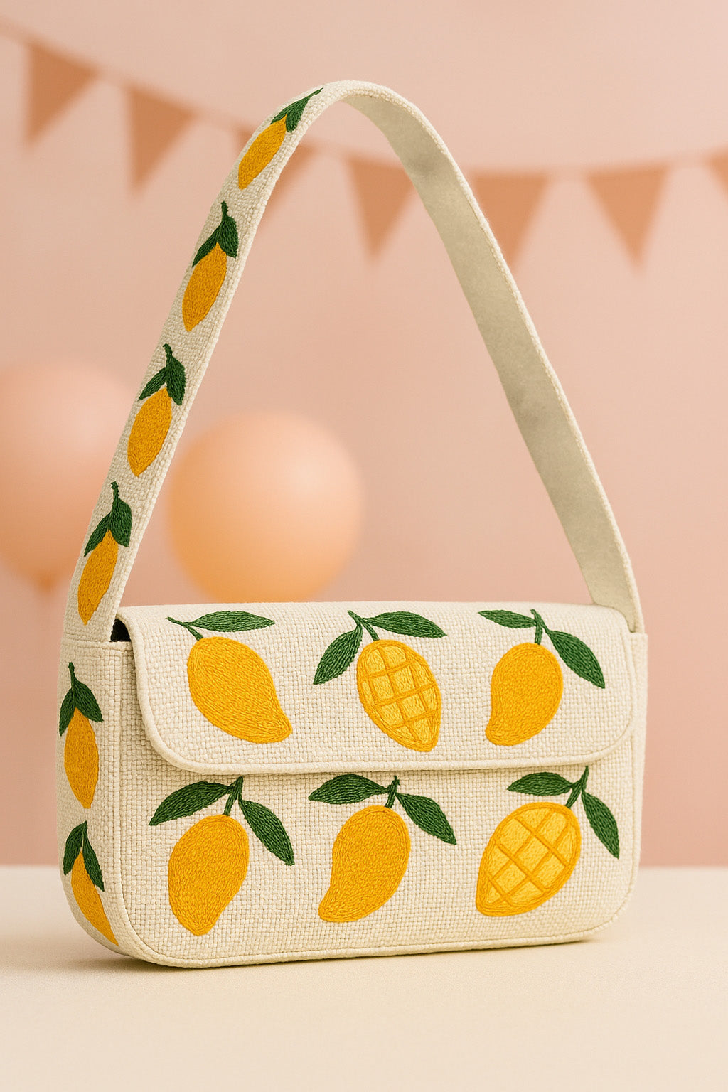 Mango Beaded Purse