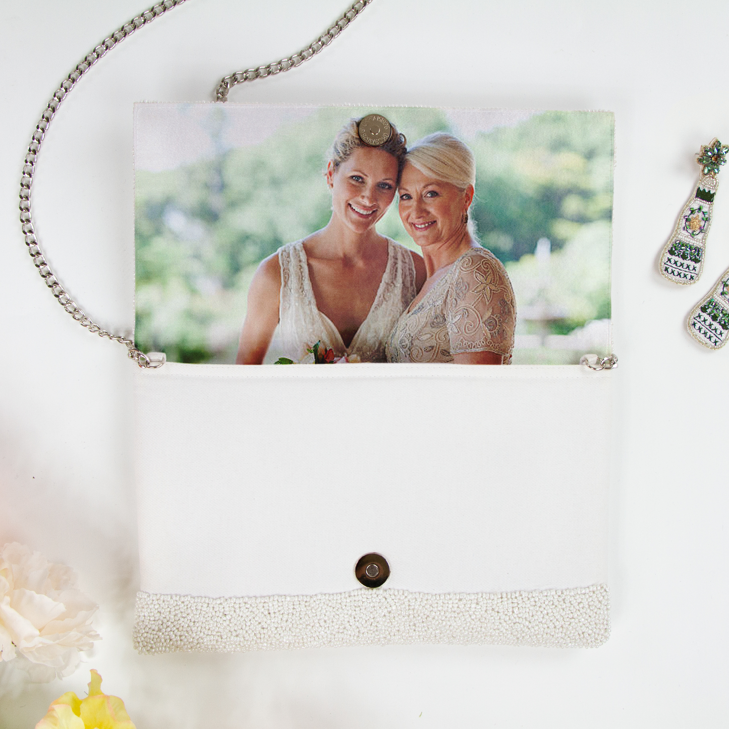 Custom Mother of the Bride Clutch Bag