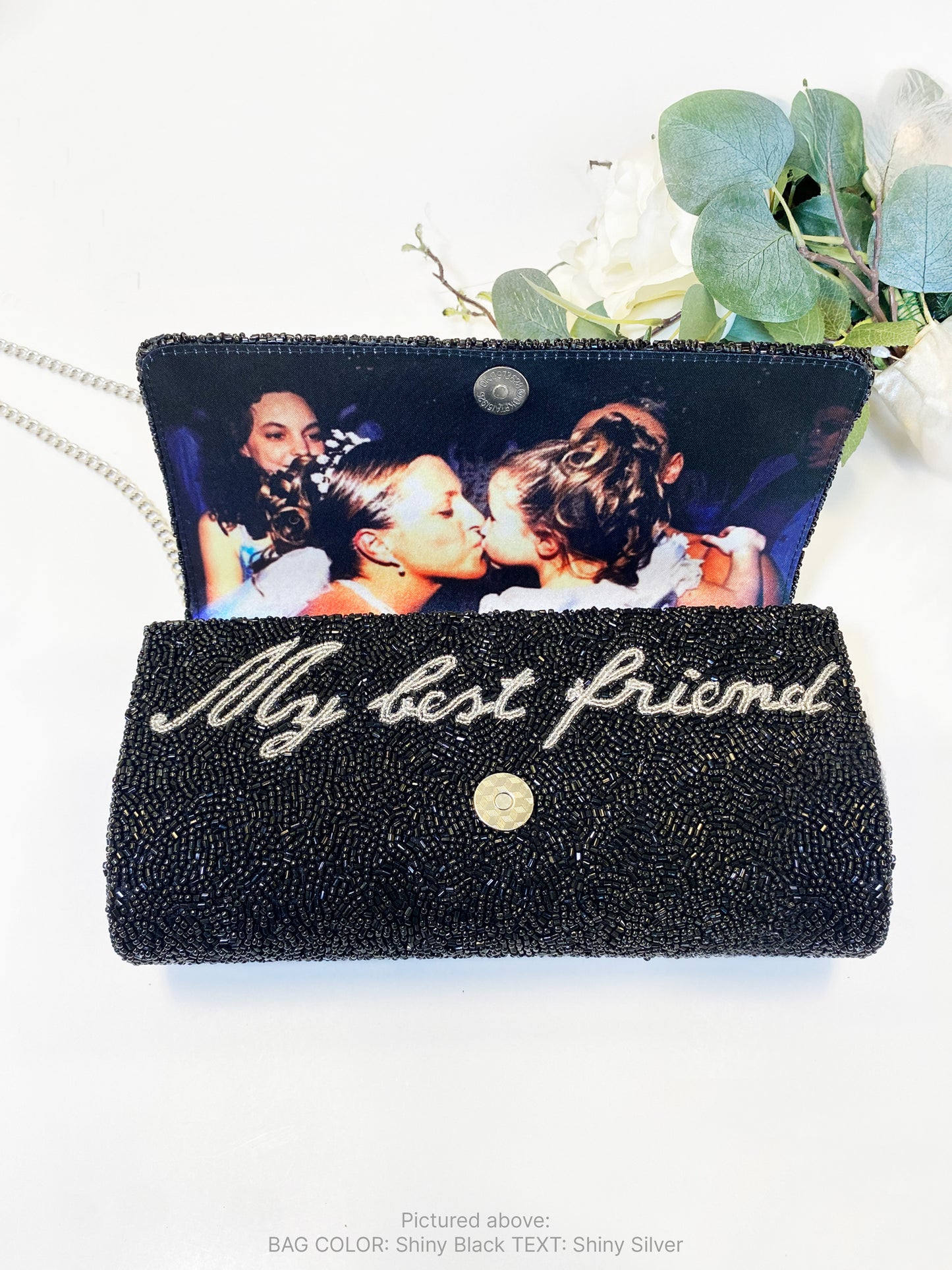 Mother of the Bride Beaded Barrel Custom Clutch