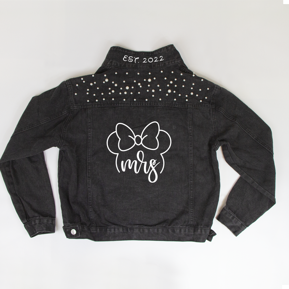 (Black Pearl) Mrs Style  Denim Jacket