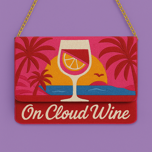 On Cloud Wine Clutch - HHFC