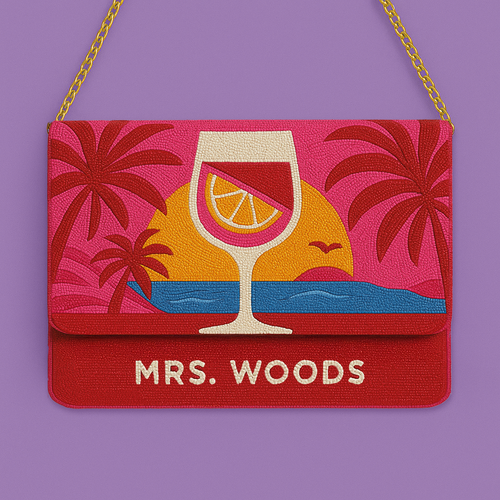 On Cloud Wine Clutch - HHFC
