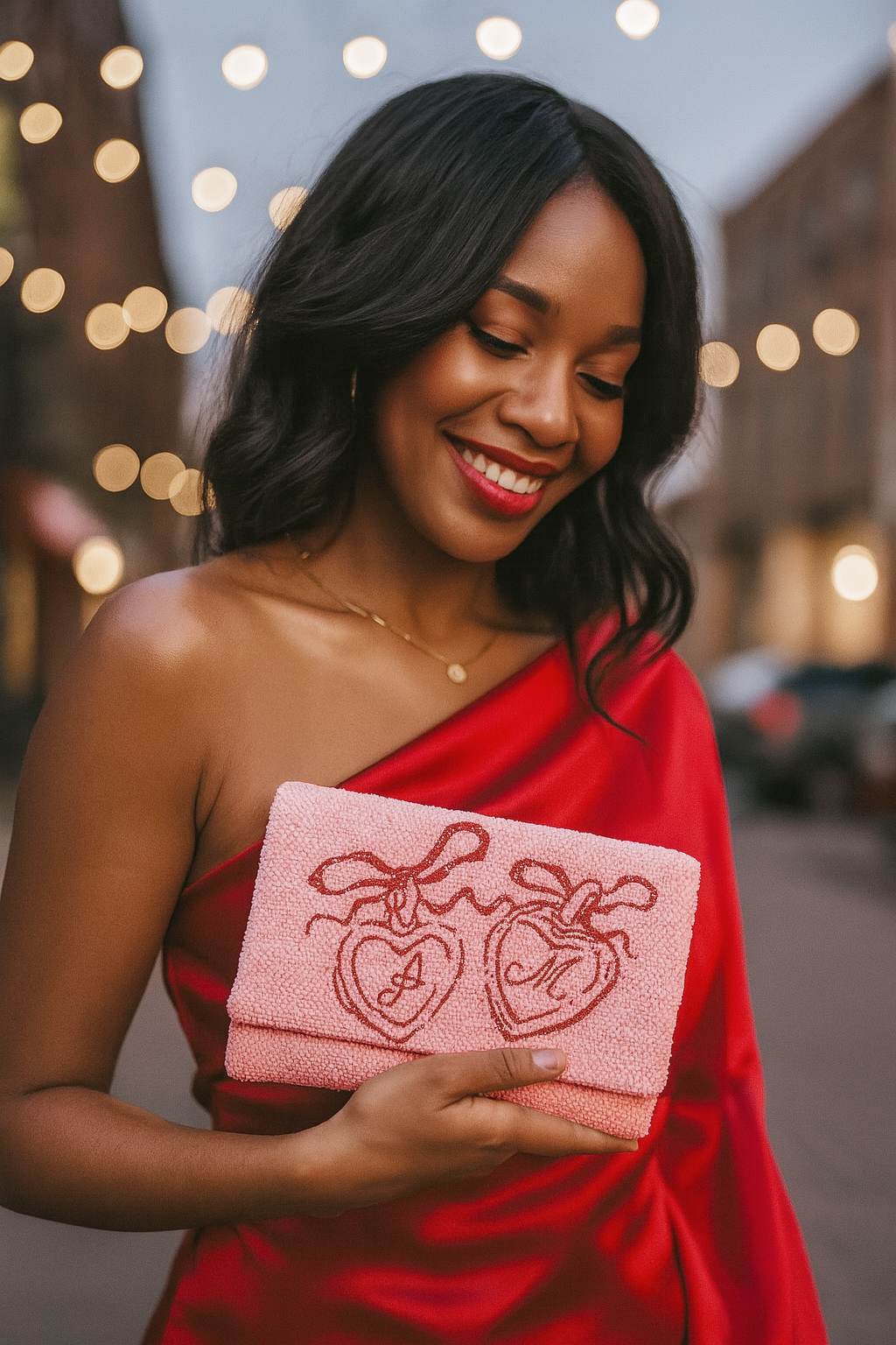 Heart Lock Clutch Bag (LHFC)