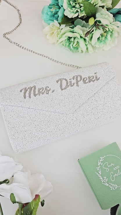 Personalized Bridal Envelop Clutch Bag (ENV)