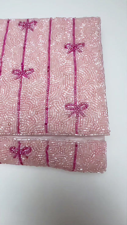 Little Line Bows Clutch Purse