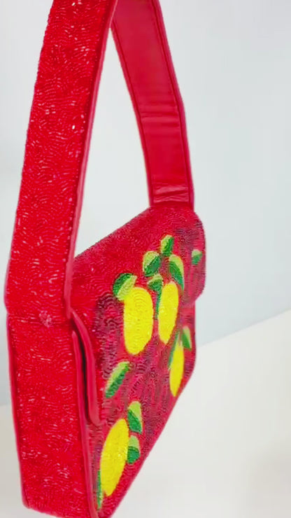 Red Lemon Shoulder Bag