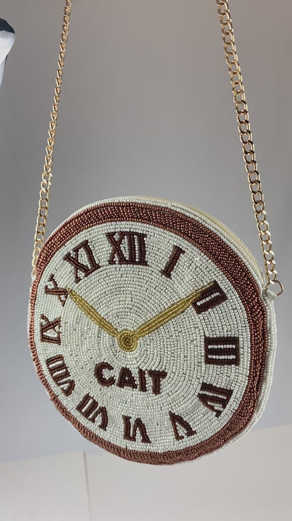Clock Clutch Purse