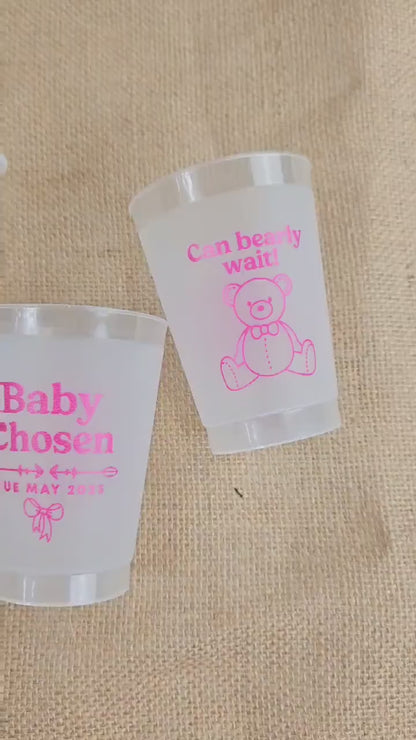 Custom Bridal Shower Frosted Cups (LP 355)