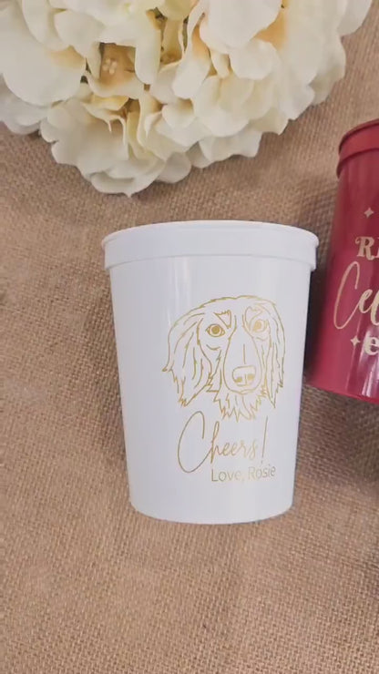 Custom Bridal Shower Stadium Cups (LP 355)