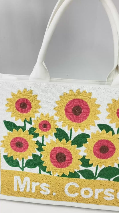 Golden Sunflower Tote